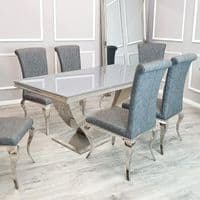 Aven Glass Dining Set