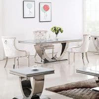 Aven Glass Dining Set