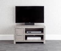 BLOC 2 DRAWER TV UNIT CONCRETE
