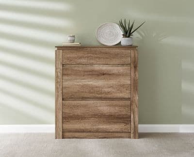 CANYON OAK SHOE CABINET