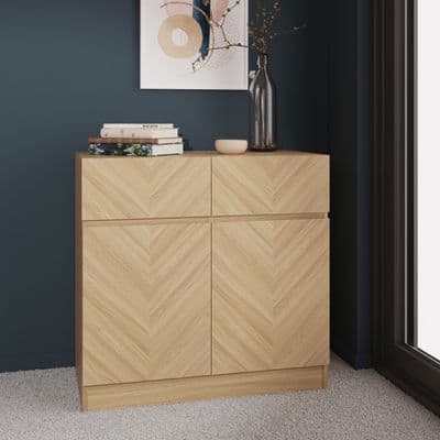 CATANIA COMPACT SIDEBOARD EURO OAK