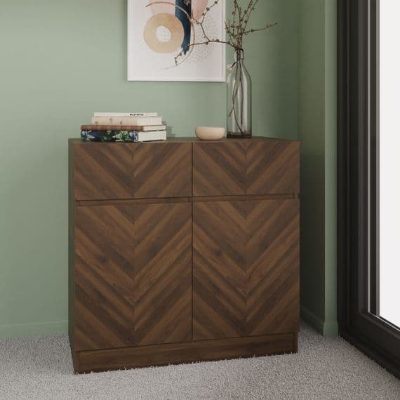 CATANIA COMPACT SIDEBOARD ROYAL WALNUT