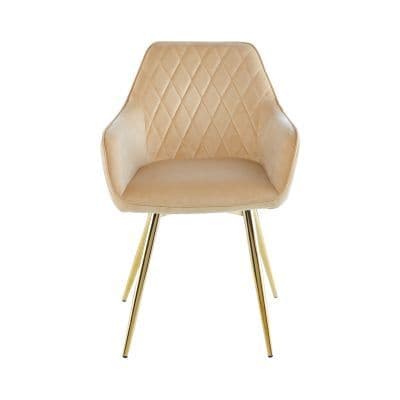 Dining Chair with gold legs