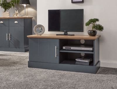 KENDAL SMALL TV UNIT SLATE BLUE