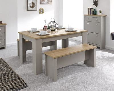 Lancashire Dining Table & Benches