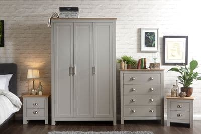 LANCASTER 4 PIECE SET GREY