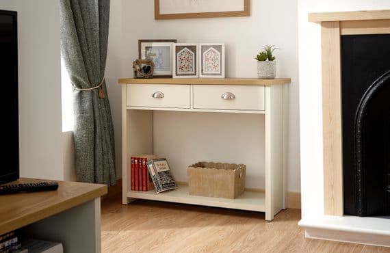 LANCASTER CONSOLE HALL TABLE CREAM