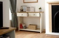 LANCASTER CONSOLE HALL TABLE CREAM
