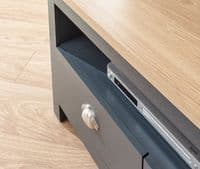 LANCASTER CORNER TV UNIT SLATE BLUE