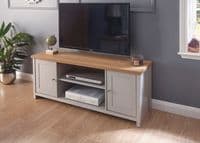 LANCASTER LARGE TV CABINET GREY