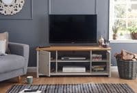 LANCASTER LARGE TV CABINET GREY