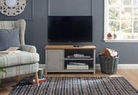 LANCASTER SMALL TV CABINET GREY