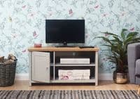LANCASTER SMALL TV CABINET GREY