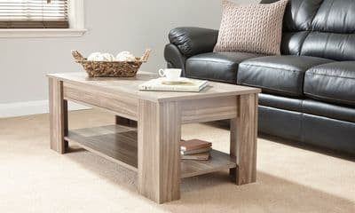 LIFT UP COFFEE TABLE WALNUT