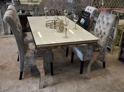 Luxury Glass Dining Set