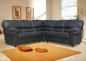 Morgan Corner Sofa Black