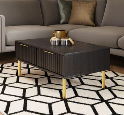 NERVATA COFFEE TABLE BLACK