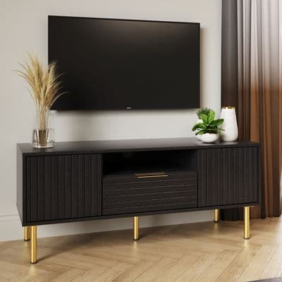 NERVATA TV UNIT BLACK