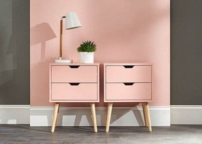 NYBORG 2 Drawer Bedside