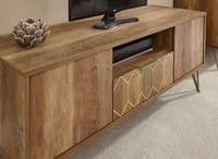 ORLEANS 1 DRAWER TV STAND MANGO