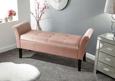 OSBORNE WINDOW SEAT BLUSH PINK