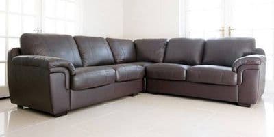 Prague Corner Sofa Brown