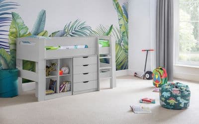 Venus Midsleeper, Chest & Bookcase Set