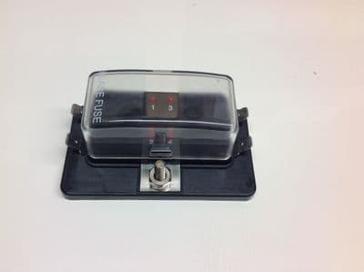 4 Way Blade Fuse Box with LED fuse failure indicator FBB4L