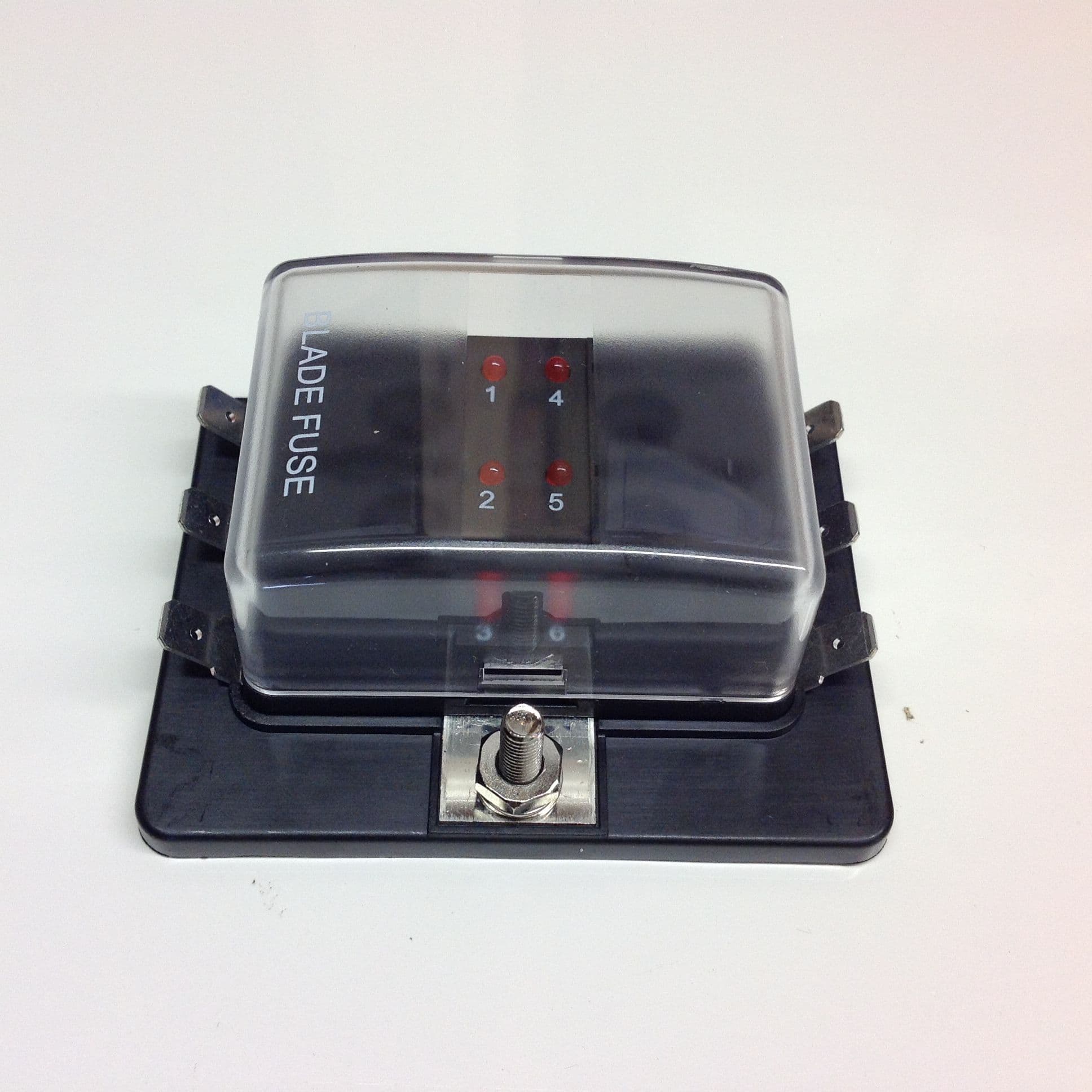 6 Way Blade Fuse Box with LED fuse failure indicator FBB6L