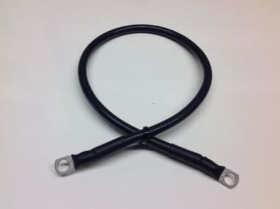 Battery Lead / Earth Lead made to measure 110amp Black 16mm2 Cable 250mm to 8mtr