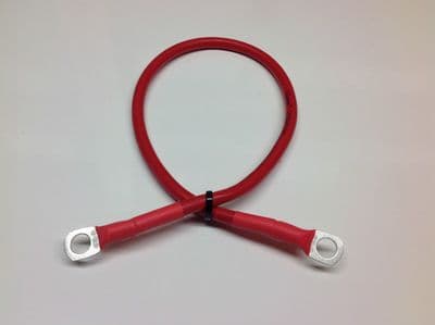 Battery Leads / Power Leads made to measure 70amp Red 10mm2 Cable 250mm to 8mtr