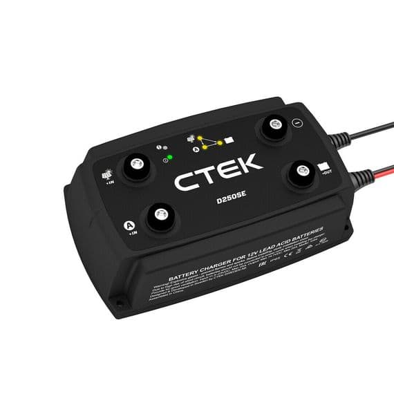 CTEK D250SE 12v 20amp DC-DC Battery to Battery Charger + Solar MPPT