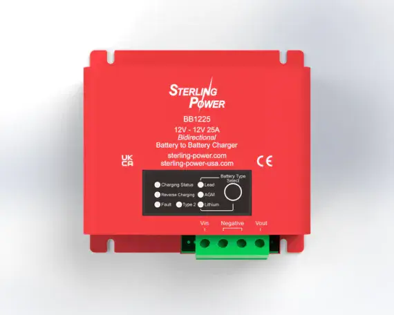 Sterling Power Bidirectional Battery to Battery Charger 12V 25A – BB1225