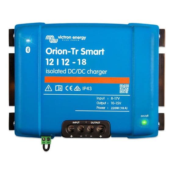 Victron Orion-Tr Smart 12v 18amp  Isolated DC-DC Battery to Battery Charger  ORI121222120