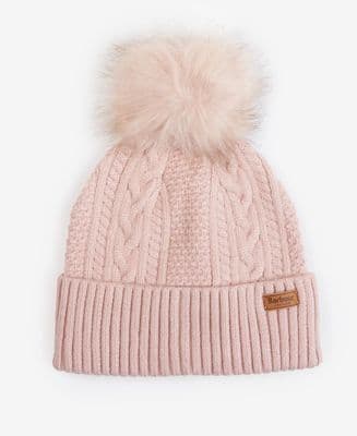 Barbour Alnwick Beanie in Rose Pink