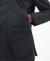 Barbour Ashby Wax Jacket in Black
