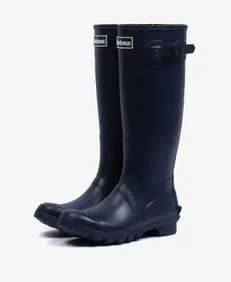 Barbour Bede Wellington Boots in Navy