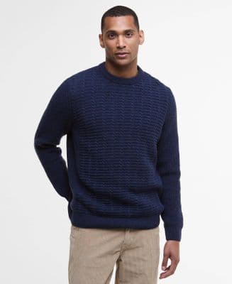Barbour Cleveland Crew Neck In Navy