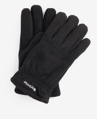 Barbour Coalford Fleece Gloves in Black