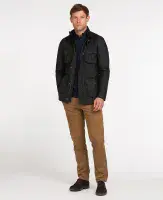 Barbour Corbridge Wax Jacket in Black