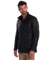 Barbour Corbridge Wax Jacket in Black