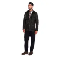 Barbour Corbridge Wax Jacket in Olive