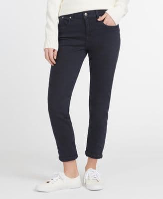 Barbour Essential Slim Trousers in Navy