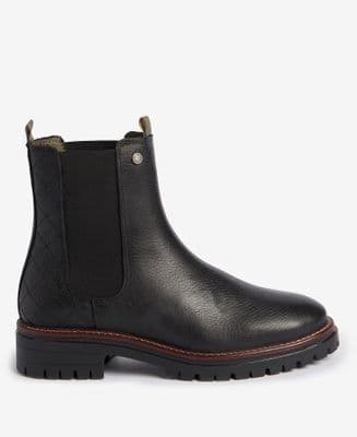 Barbour Evie Chelsea Boots in Black