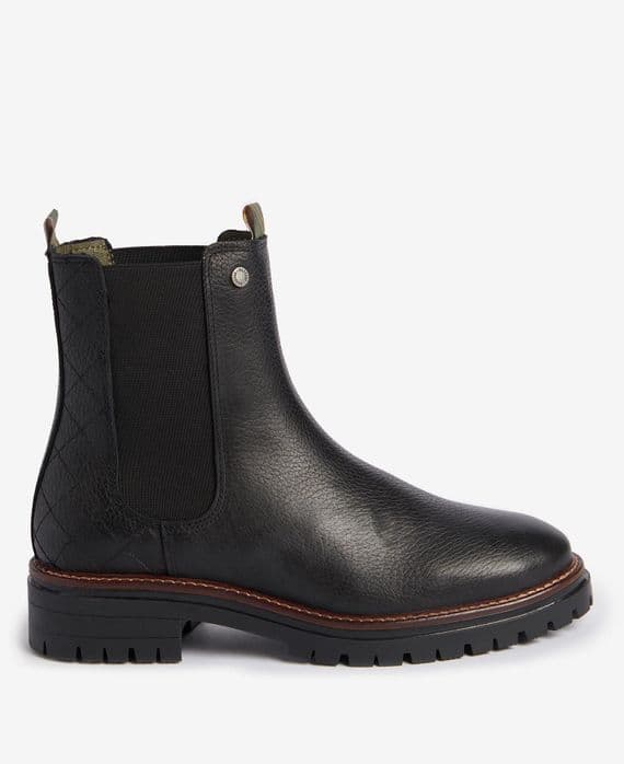 Barbour Evie Chelsea Boots in Black