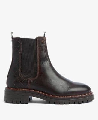 Barbour Evie Chelsea Boots in Brown