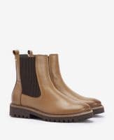 Barbour Harmby Chelsea Boots in Chestnut