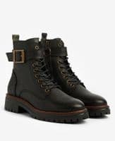 Barbour Heidi Commando Boots in Black
