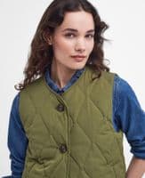 Barbour Kelley Gilet in Olive