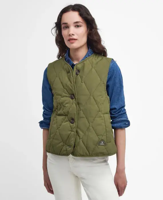 Barbour Kelley Gilet in Olive